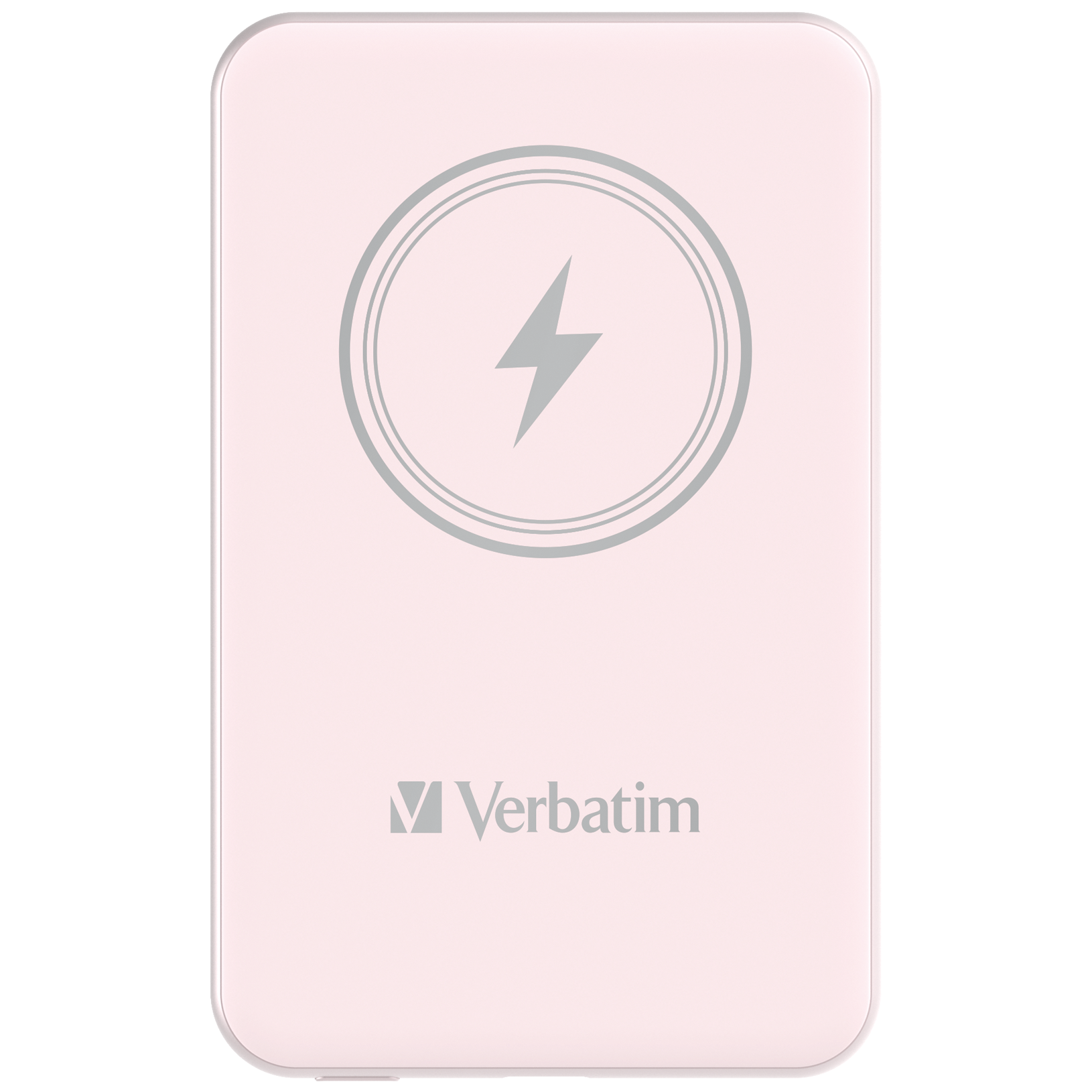 Charge 'n' Go Magnetic Wireless Power Bank 5000mAh Pink