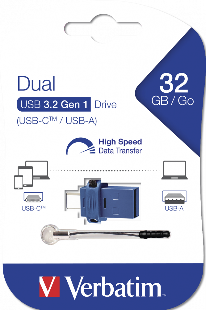 Dual USB Drive USB-C / USB-A 32GB