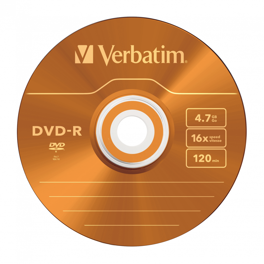 43557 DVD-R Colour Global Disc Surface Orange